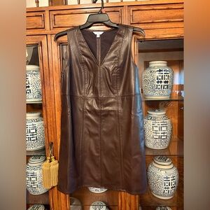 Viral, faux leather, Time and True sleeveless dress
from Wal Mart